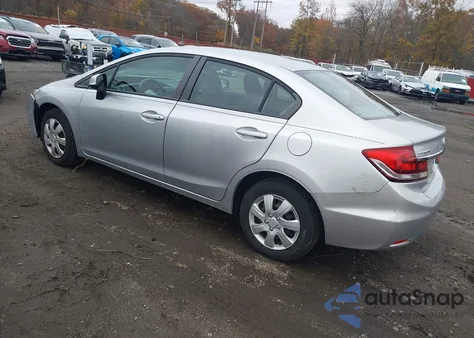 2013 Honda Civic Lx from USA, damaged, VIN 2HGFB2F57DH595905